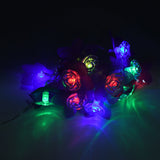 4Mtr Flower Design Home Decoration Electrical Series Light Home Decoration Diwali & Wedding LED Christmas String Light Indoor and Outdoor Light ,Festival Decoration Led String Light, Multi-Color Light (16L 4Mtr)