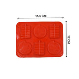 6 Cavity Silicone Mold Tray: Perfect for Chocolates, Cakes & More!