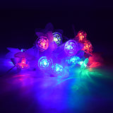 4Mtr Flower Design Home Decoration Electrical Series Light Home Decoration Diwali & Wedding LED Christmas String Light Indoor and Outdoor Light ,Festival Decoration Led String Light, Multi-Color Light (16L 4Mtr)