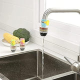 (Buy 1 Get 1 free) Multi-Layer Activated Carbon Water Faucet Filter (Assorted Color)