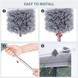 Expandable Pole Handle Washable Duster feather duster