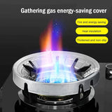 Gas Stove Cover Disk-Windshield Bracket Gas Stove Energy Saving Cover Disk Fire Reflection Windproof Stand(Pack of 2)