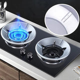 Gas Stove Cover Disk-Windshield Bracket Gas Stove Energy Saving Cover Disk Fire Reflection Windproof Stand(Pack of 2)